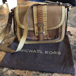 Michael Kors Collection animal skin Purse
